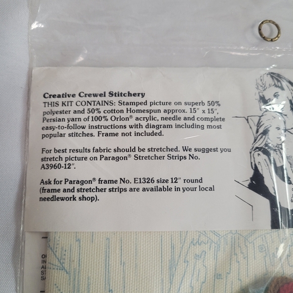 VTG Paragon Embroidery Kit Hummel Design 1976 " Birdwatching" NIP - Picture 9 of 9